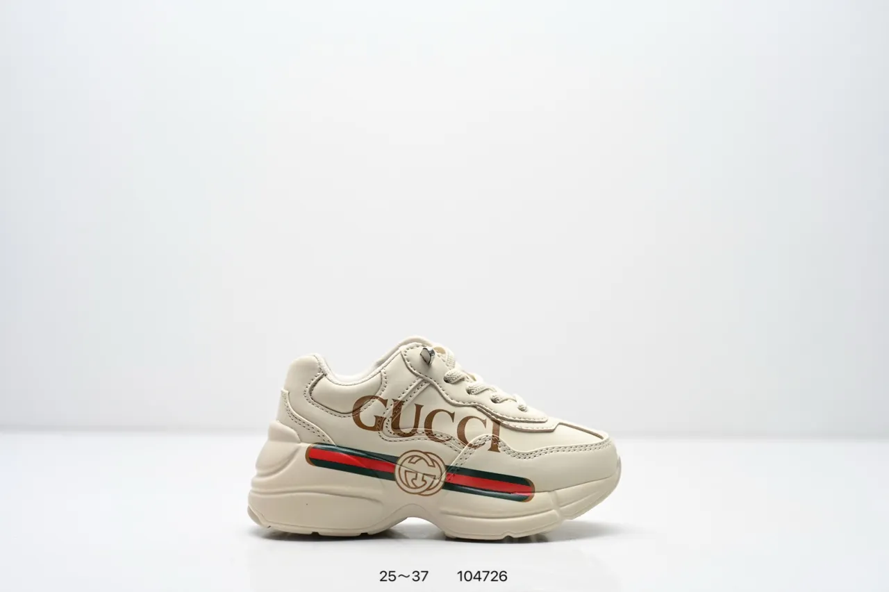 Gucci Rhyton Off-White Leather Chunky Sneakers 2