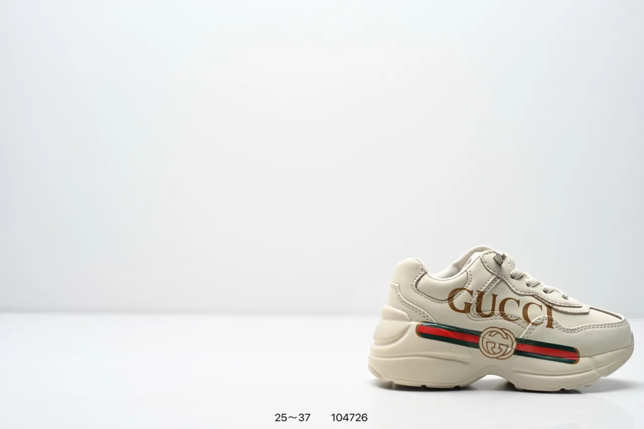 Gucci Rhyton Off-White Leather Chunky Sneakers 3