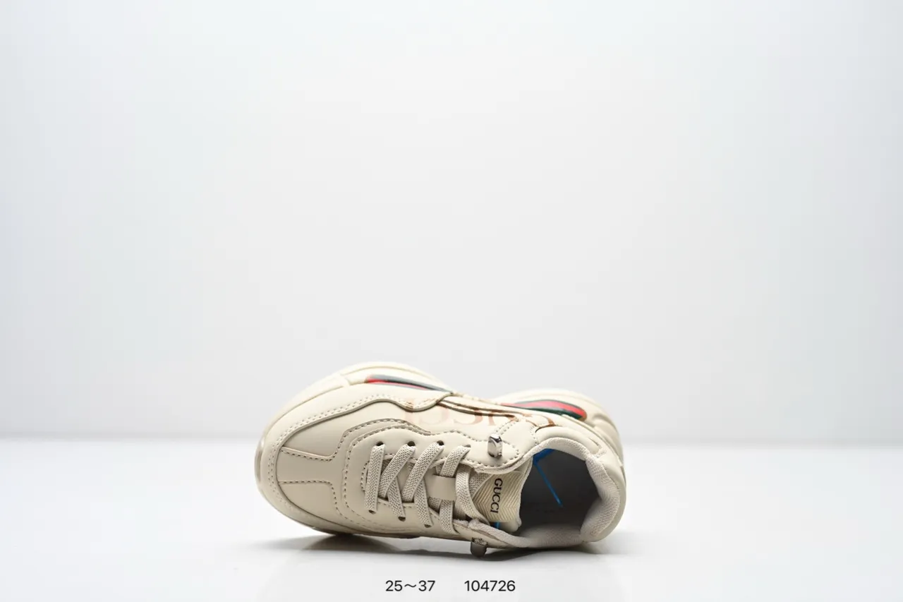 Gucci Rhyton Off-White Leather Chunky Sneakers 5
