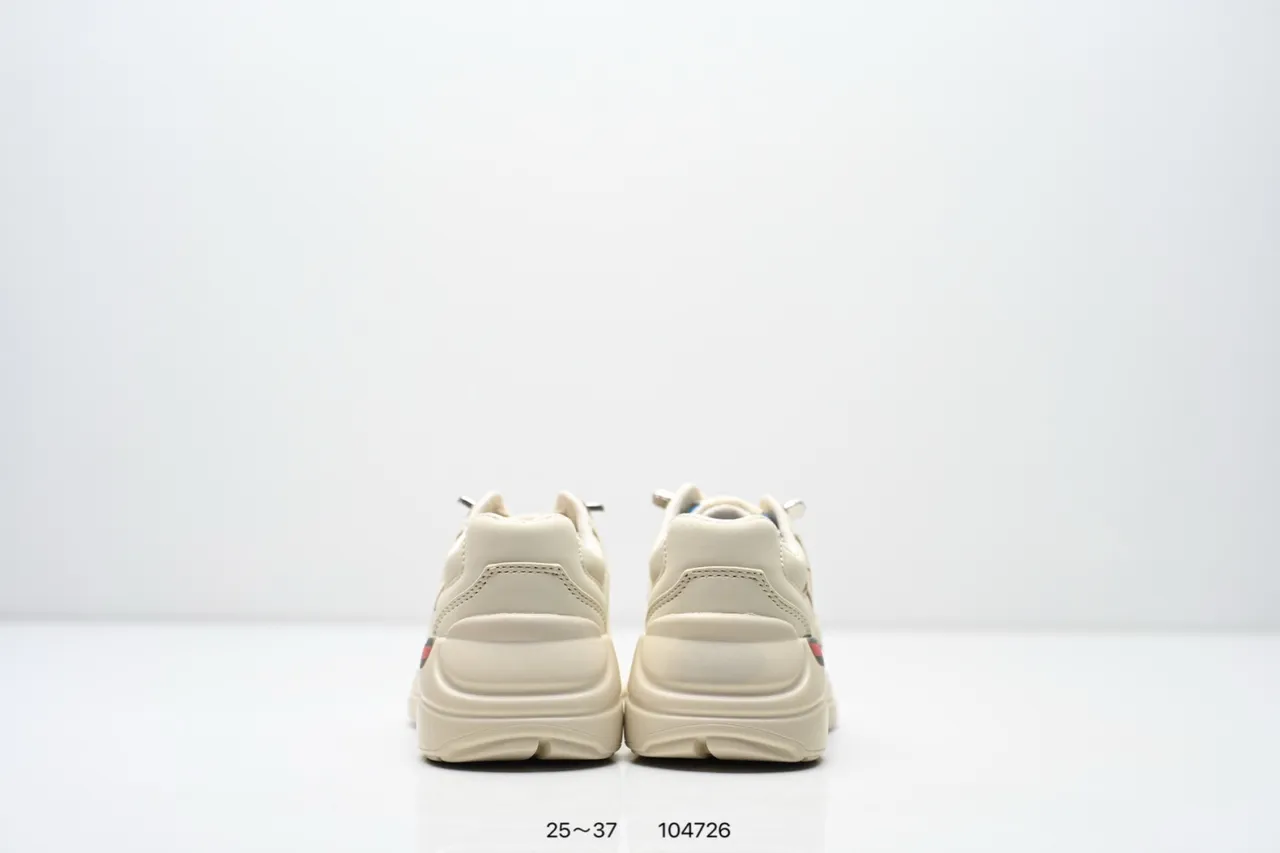 Gucci Rhyton Off-White Leather Chunky Sneakers 8