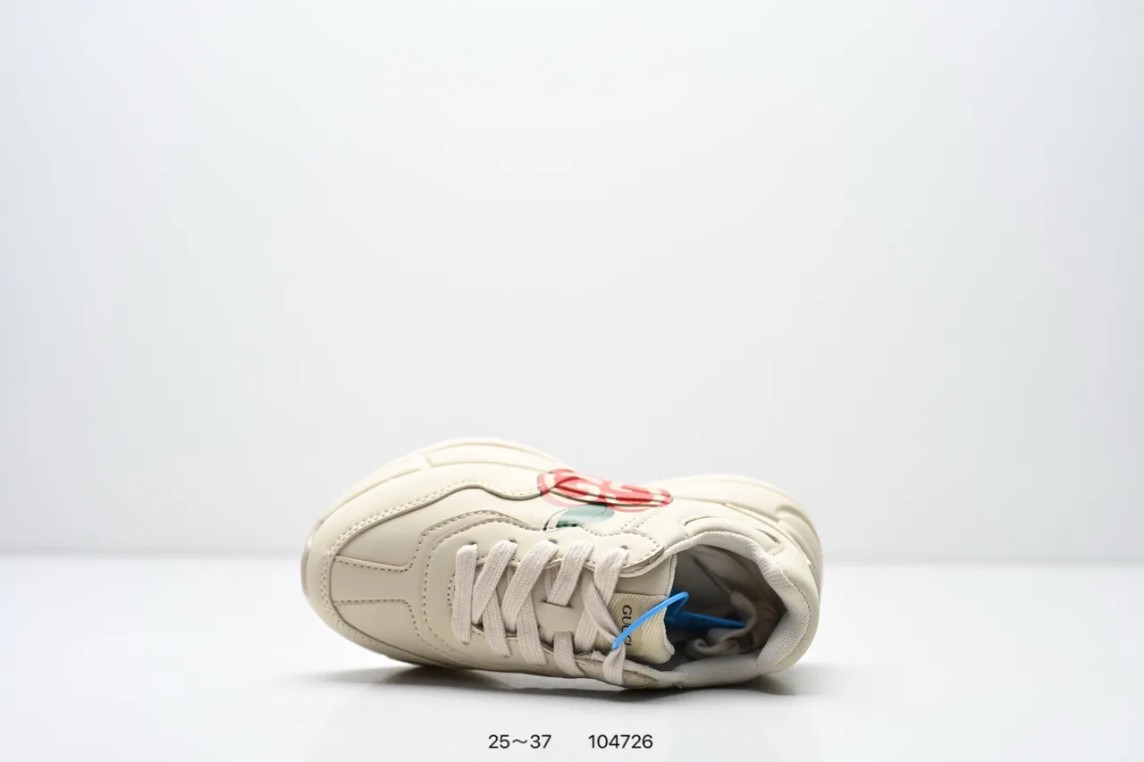 Gucci Rhyton Off-White Leather Chunky Sneakers 14