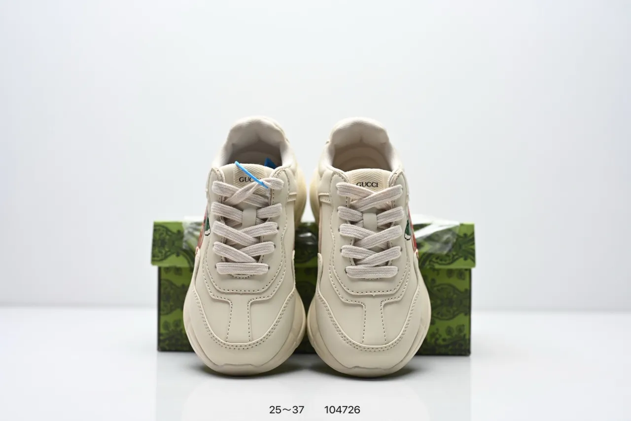 Gucci Rhyton Off-White Leather Chunky Sneakers 18