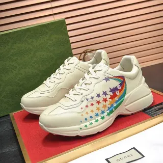 Gucci Rhyton Rainbow Star Multicolor Lifestyle Sneakers