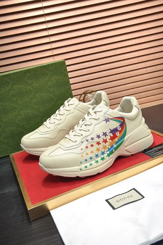 Gucci Rhyton Rainbow Star Multicolor Lifestyle Sneakers 1