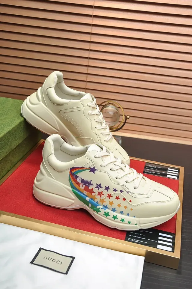 Gucci Rhyton Rainbow Star Multicolor Lifestyle Sneakers 5
