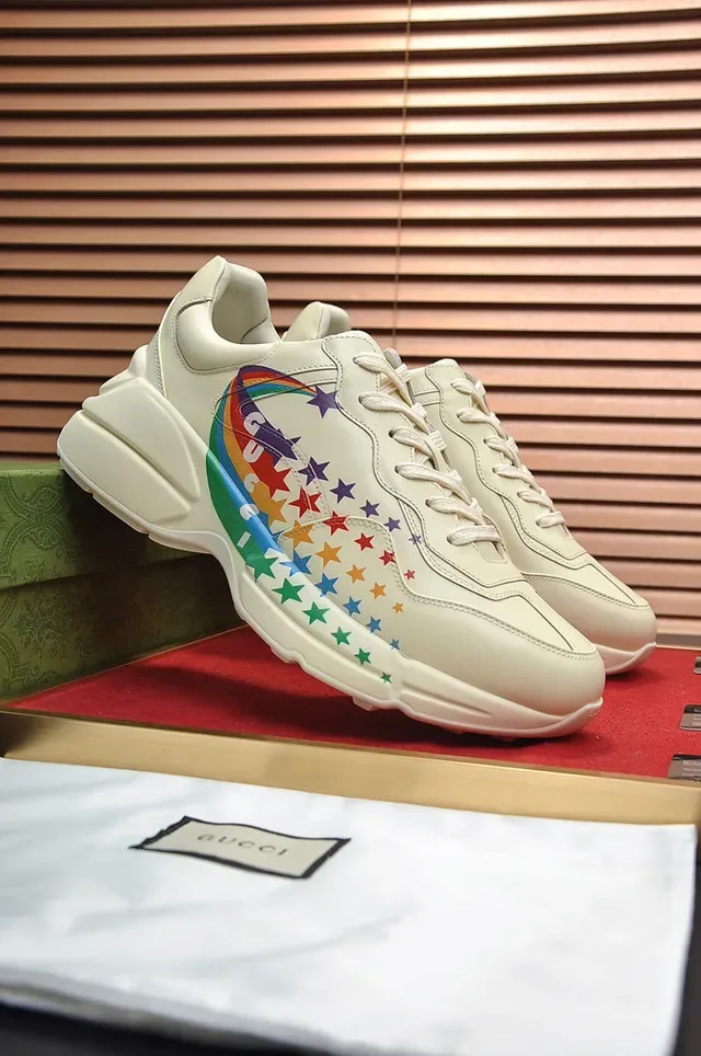 Gucci Rhyton Rainbow Star Multicolor Lifestyle Sneakers 7