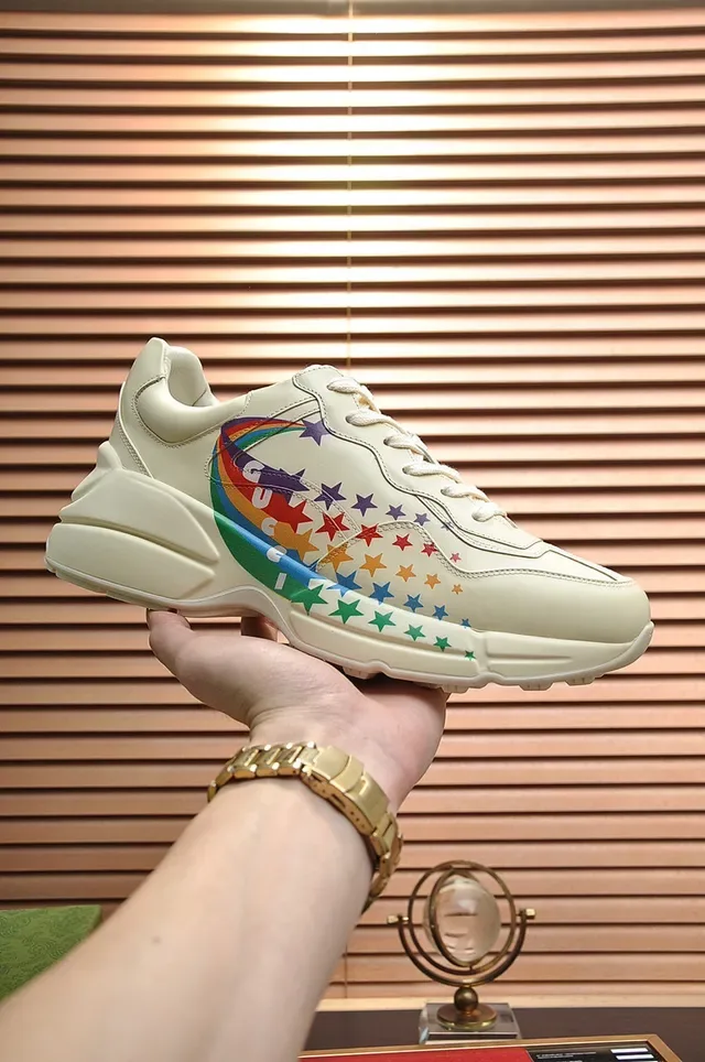Gucci Rhyton Rainbow Star Multicolor Lifestyle Sneakers 9