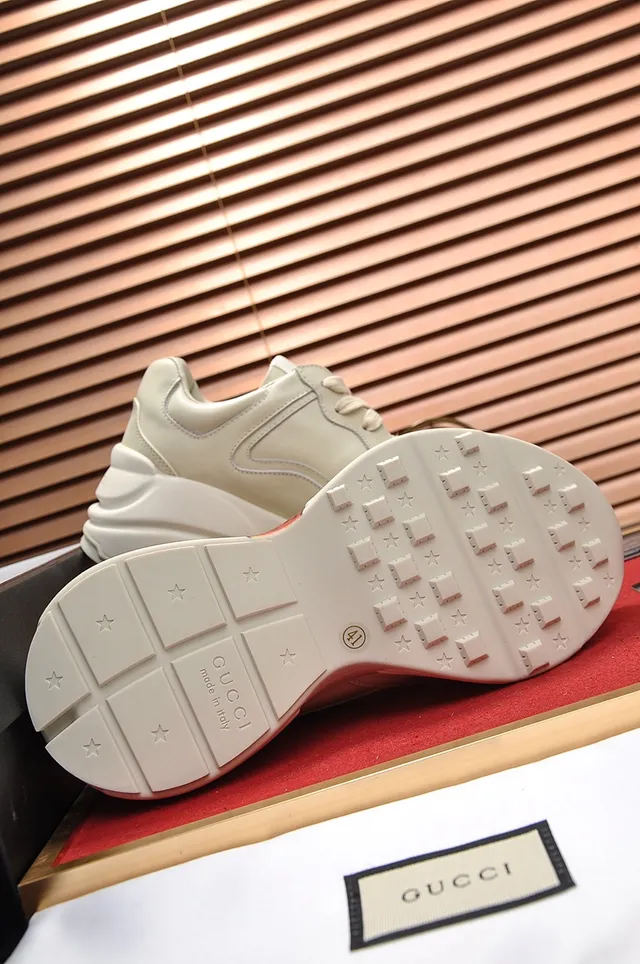 Gucci Rhyton Strawberry Print Chunky Sneakers 3