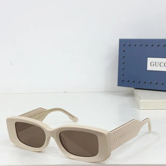 Gucci Screener Lunettes de Soleil Beige et Noir Tortoiseshell 6