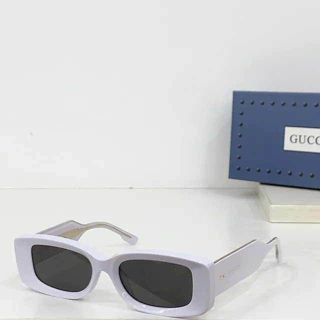 Gucci Screener Lunettes de Soleil Beige et Noir Tortoiseshell 8