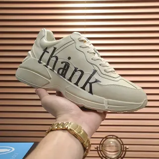 Gucci Screener بيج سينيكرز كيونكي جلد علوي سول أسود
