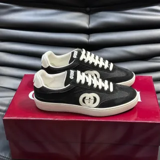 Gucci Tennis 1977 Black and Cream Lifestyle Sneakers