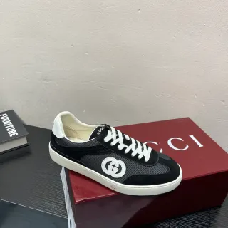 Gucci Tennis 1977 Black and White Lifestyle Sneakers