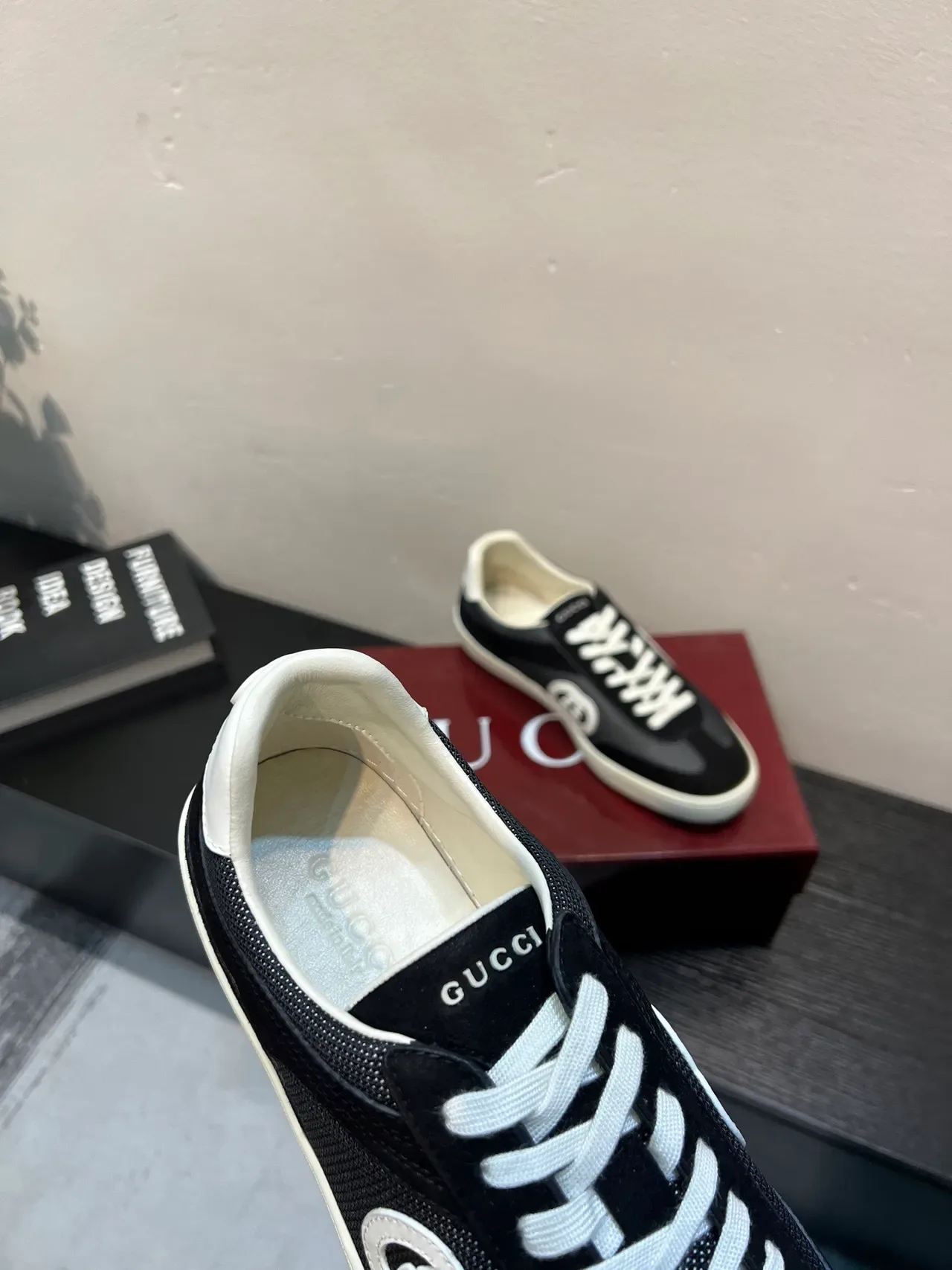 Gucci Tennis 1977 Black and White Lifestyle Sneakers 7