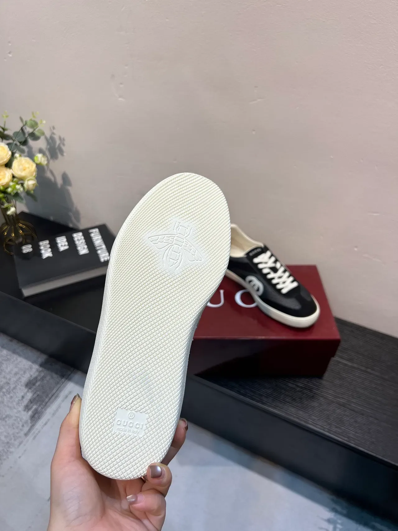 Gucci Tennis 1977 Black and White Lifestyle Sneakers 8