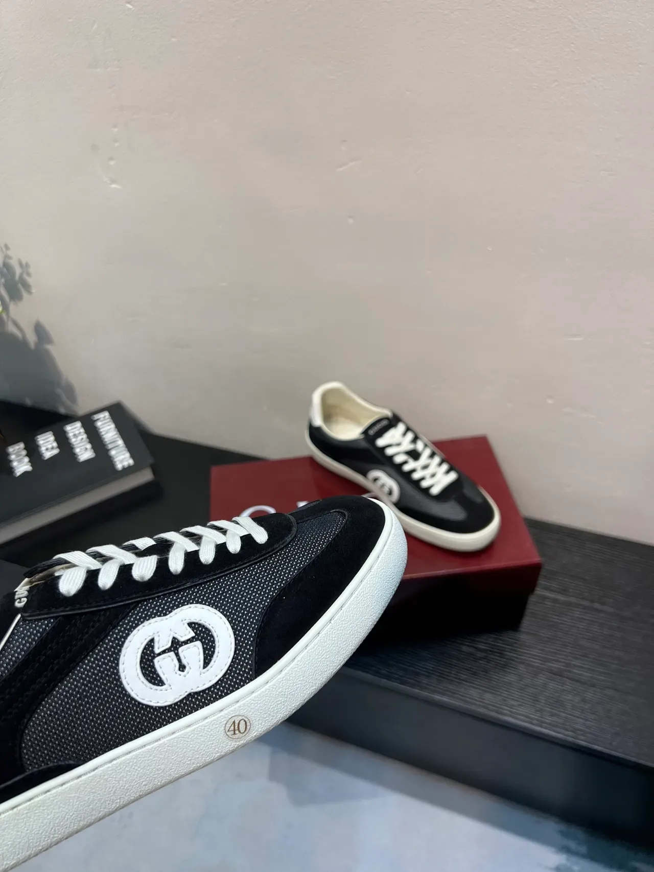 Gucci Tennis 1977 Black and White Lifestyle Sneakers 9