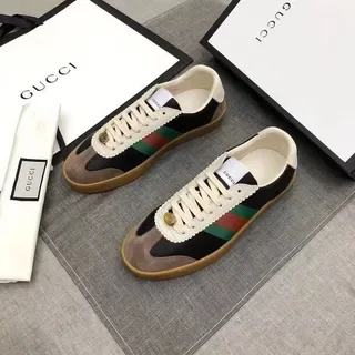 Gucci Tennis 1977 Black Beige Green Red Web Lifestyle Sneakers 2