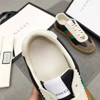 Gucci Tennis 1977 Black Beige Green Red Web Lifestyle Sneakers 6