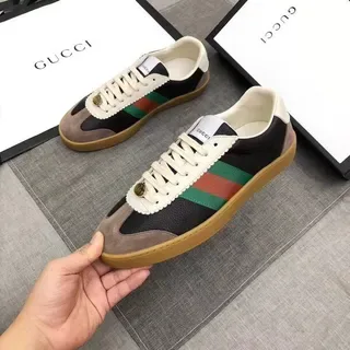 Gucci Tennis 1977 Black Beige Green Red Web Lifestyle Sneakers 7