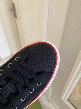 Gucci Tennis 1977 Navy and Red Web Stripe Lifestyle Sneakers 2