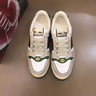 Gucci Tennis 1977 White Beige Green Red Lifestyle Sneakers