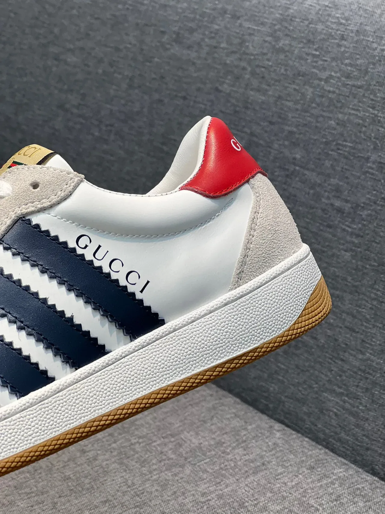 Gucci Tennis 1977 Blanc Marine Rouge Sneakers Lifestyle 9