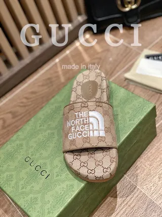 Gucci x The North Face GG Monogram Logo Slide Slippers 8