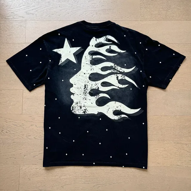 Hellstar Double-Sided Graphic Print Oversized T-Shirt 9