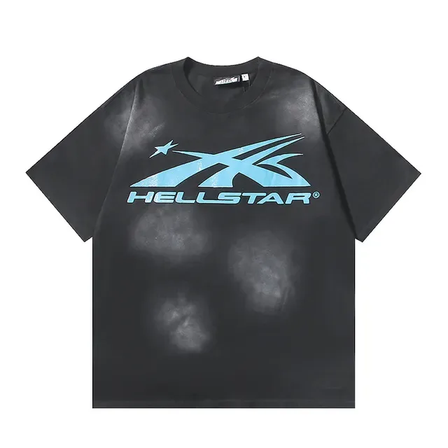 Hellstar Graphic Oversized Bleached Black T-Shirt 2