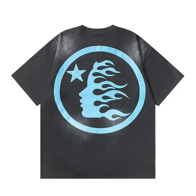 Hellstar Graphic Oversized Bleached Black T-Shirt 3