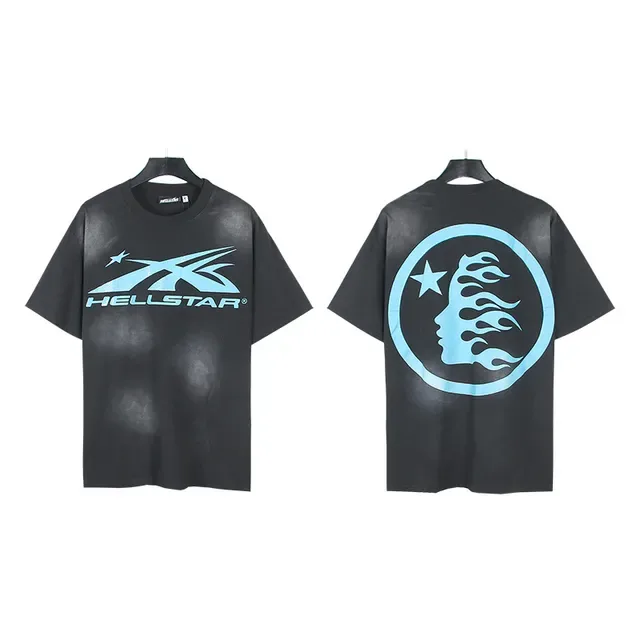 Hellstar Graphic Oversized Bleached Black T-Shirt 4