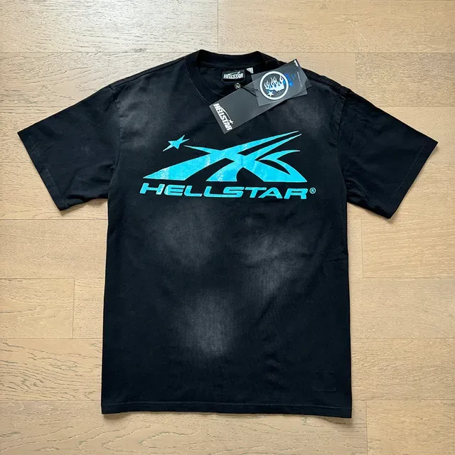 Hellstar Graphic Oversized Bleached Black T-Shirt 7