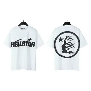 تيشيرت Hellstar أوفرسايز بطباعة جرافيك