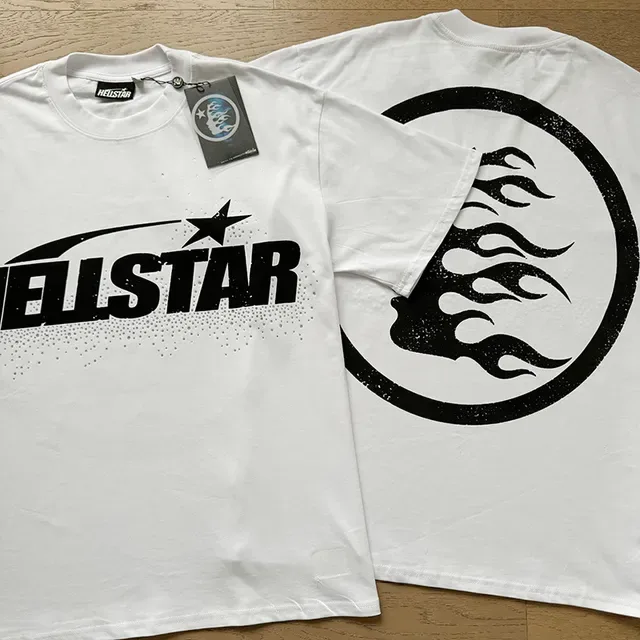 تيشيرت Hellstar أوفرسايز بطباعة جرافيك 7