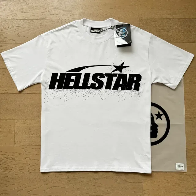 تيشيرت Hellstar أوفرسايز بطباعة جرافيك 9