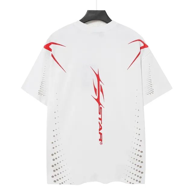 Hellstar Graphic Print Perforated Dot T-Shirt 8
