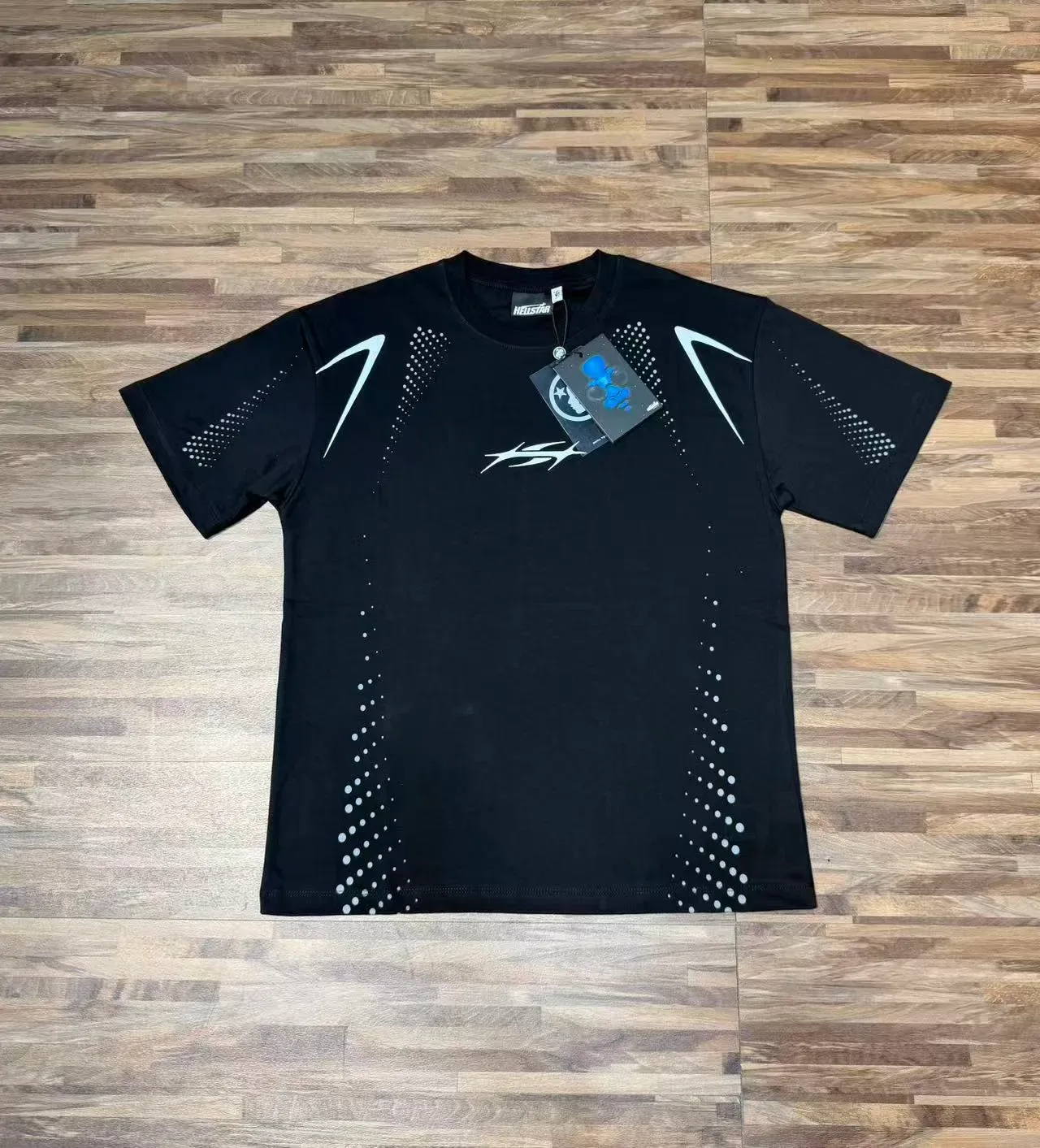 Hellstar Graphic Print Perforated Dot T-Shirt 12