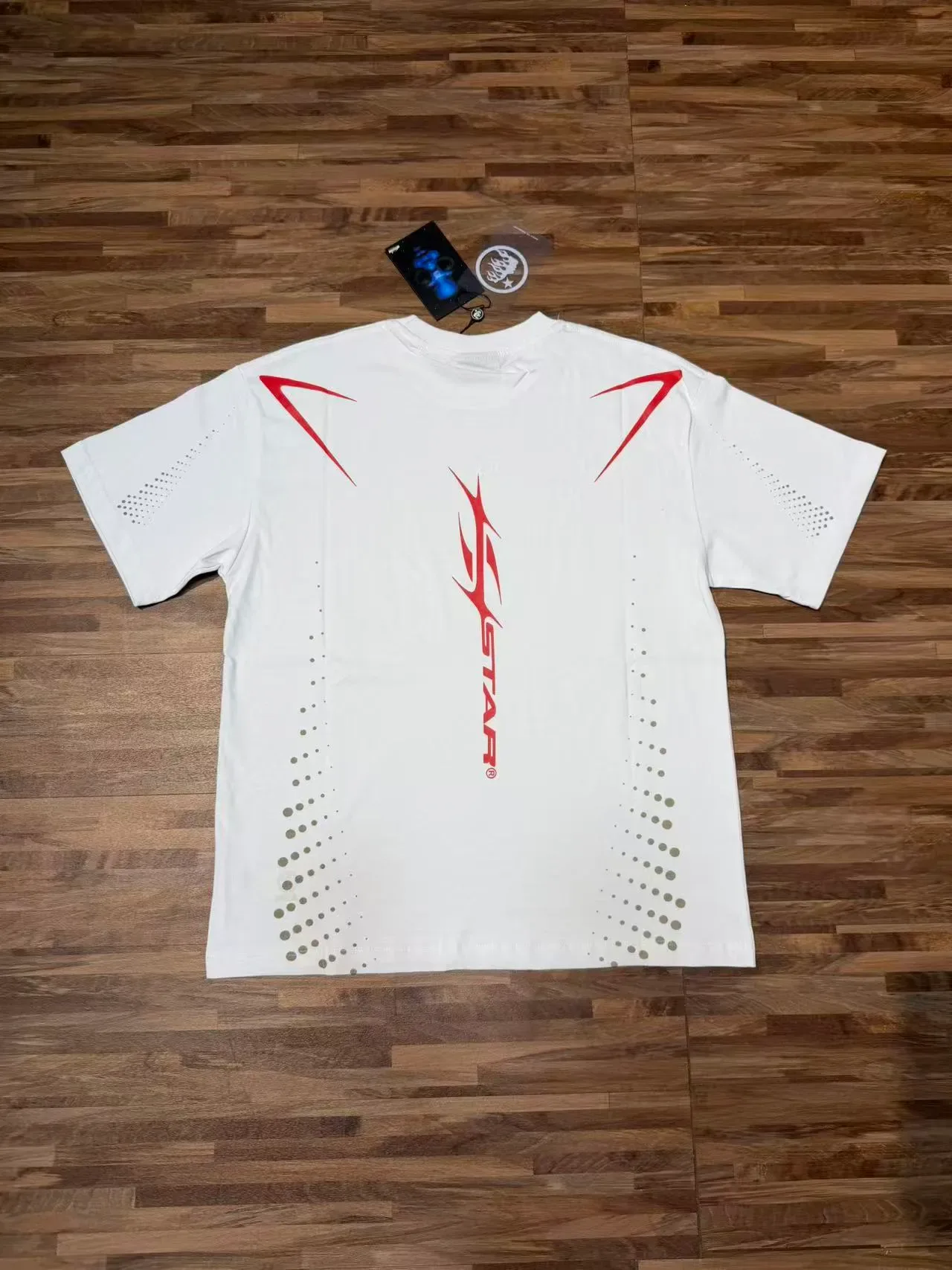 Hellstar Graphic Print Perforated Dot T-Shirt 15