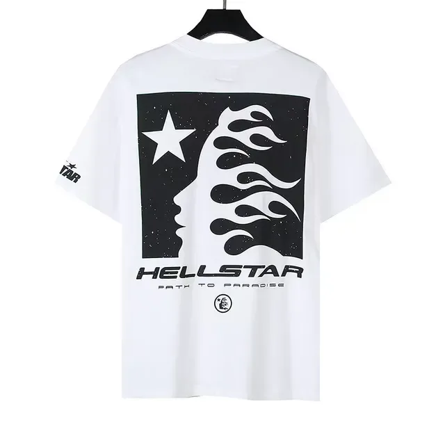 Hellstar Path to Paradise ग्राफिक प्रिंट सफेद टी-शर्ट 5