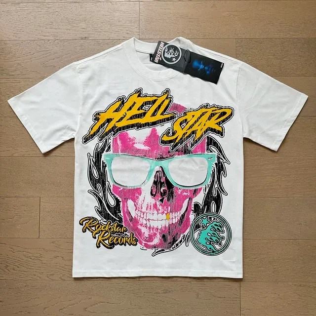 Hellstar Rock Skull Graphic Print Oversized T-Shirt 19