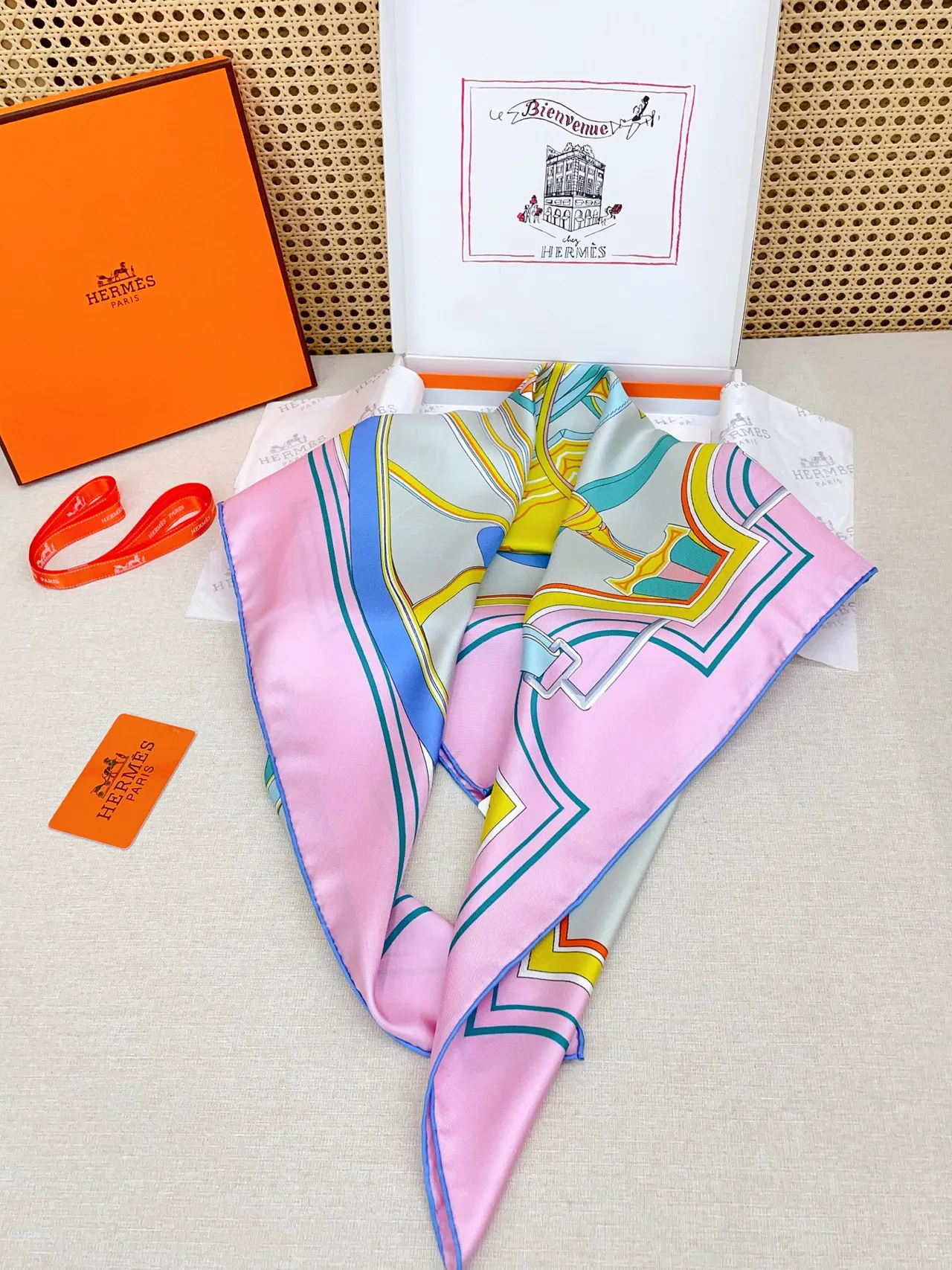 Hermès Phaeton's Wheel 90cm Silk Scarf 5