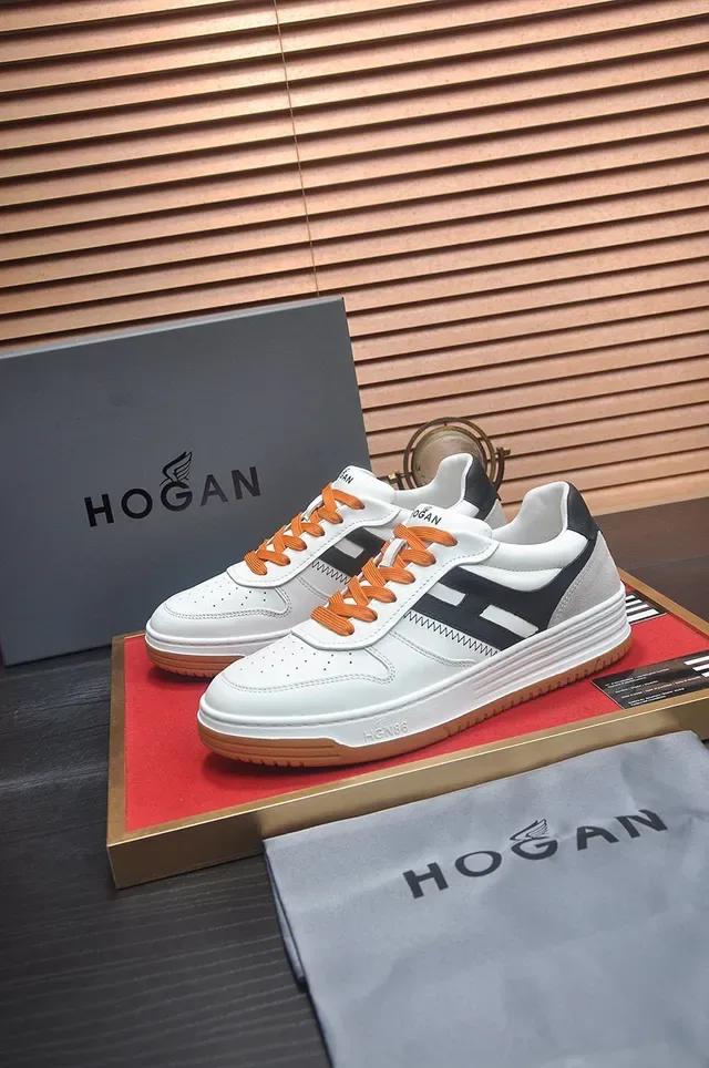 Hogan White Black Low-Top Layered Midsole Lifestyle Sneakers 5