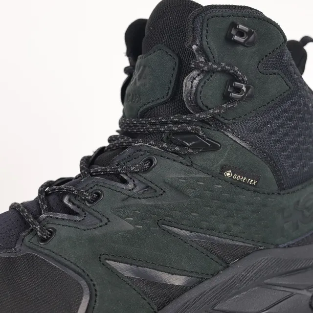 Hoka Black Army Green High-Top GORE-TEX Lined Hiking Boots 6