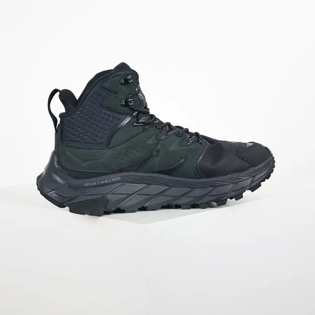 Hoka Black Army Green High-Top GORE-TEX Lined Hiking Boots 7