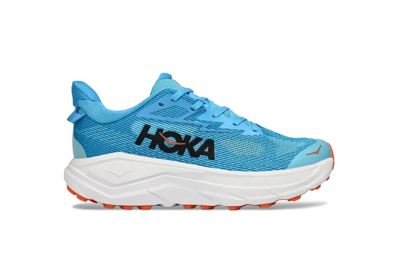Hoka Clifton Chaussures de course Bleu clair et orange 2