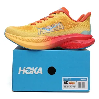 Hoka Mach 6 أصفر برتقالي أحمر أزرق أحذية الجري