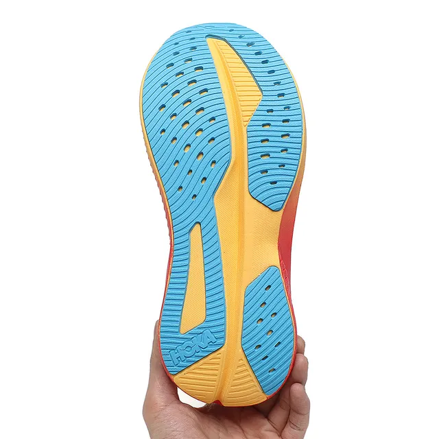 Hoka Mach 6 أصفر برتقالي أحمر أزرق أحذية الجري 4
