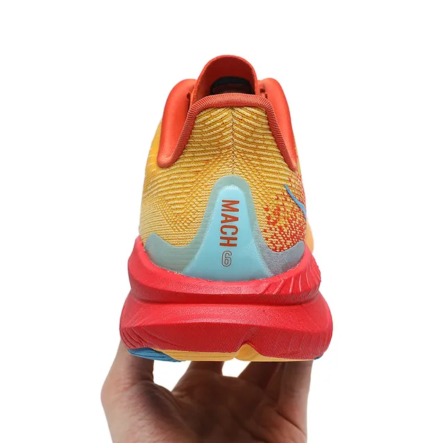 Hoka Mach 6 أصفر برتقالي أحمر أزرق أحذية الجري 6