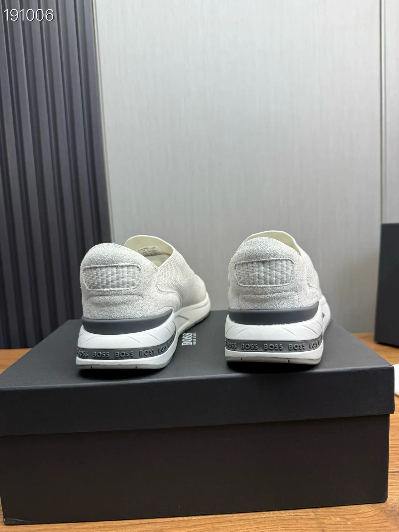 Hugo Boss sneakers tricoté côtelé lifestyle 2