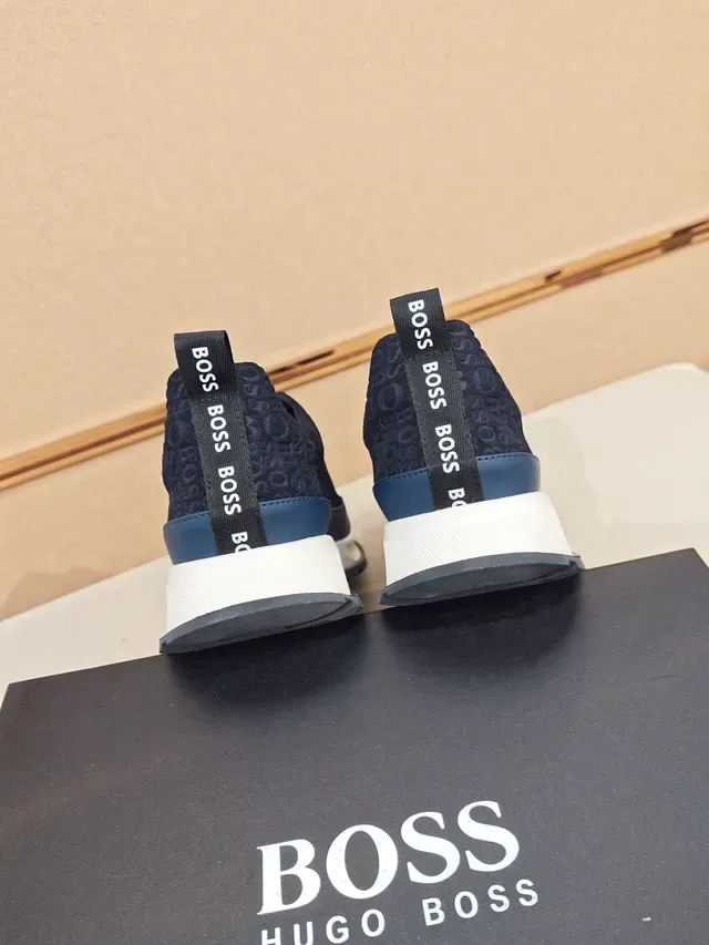 Hugo Boss Monogram Slip-On Navy Lifestyle Sneakers 3